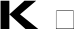 Preview of letter K in font Nokia