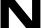 Preview of letter N in font Nokia