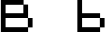 Preview of letter B in font Pokemon GB