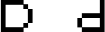 Preview of letter D in font Pokemon GB