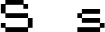 Preview of letter S in font Pokemon GB