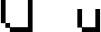 Preview of letter U in font Pokemon GB