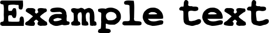 Image preview of font Type Wrong