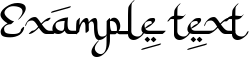 Image preview of font a Ahlan Wasahlan