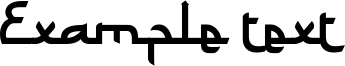 Image preview of font Abizhar