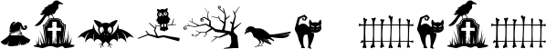 Image preview of font Alit Halloween