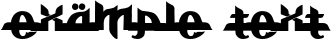 Image preview of font Alkhoufi