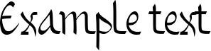 Image preview of font Alzaina