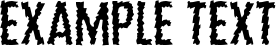 Image preview of font Ampire Staggered Rotated