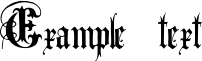 Image preview of font Anglo Text
