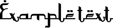 Image preview of font Asbatun