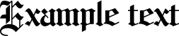 Image preview of font Bayone