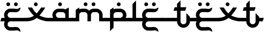 Image preview of font Bayram