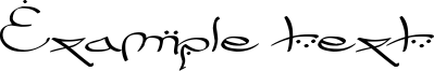 Image preview of font Bizancia