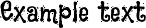 Image preview of font Black And White Picture