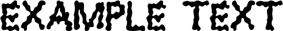 Image preview of font Blobs