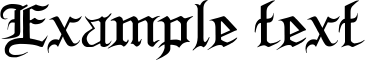 Image preview of font Blood and Blade