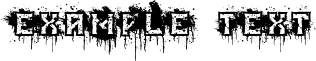 Image preview of font BloodBlocks