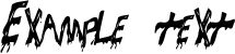 Image preview of font Bloodsuckers