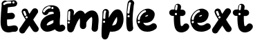 Image preview of font Bouncy Gum