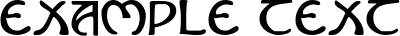 Image preview of font Brin Athyn Expanded