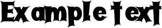 Image preview of font Butter Haunted