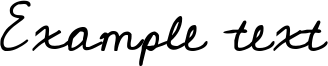 Image preview of font Cedarville Cursive