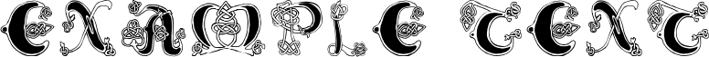Image preview of font Celtic Knot