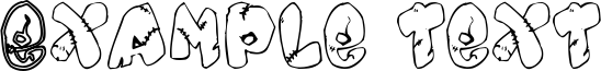 Image preview of font Chankenstein