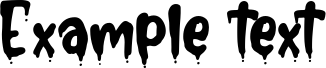 Image preview of font Chill Blood