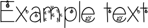 Image preview of font ChristmasEve