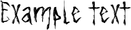Image preview of font Corpsy Regular