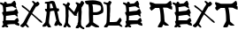 Image preview of font CrispyBones