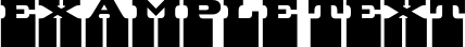 Image preview of font Danfo