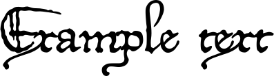 Image preview of font DeiGratia