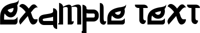 Image preview of font Delik