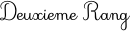 Deuxieme Rang