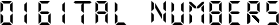 Digital Numbers