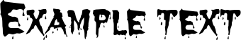 Image preview of font Dracula