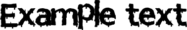 Image preview of font EuroHorror