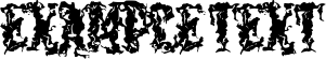 Image preview of font FACEGORE