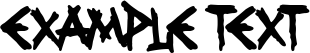 Image preview of font Falange Punk