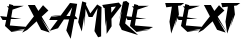 Image preview of font FREEDAY