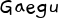Gaegu