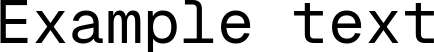Image preview of font Geist Mono