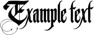 Image preview of font Germanika