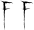 Preview of letter F in font Ghastly Panic
