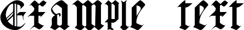 Image preview of font Gothic Texture Quadrata