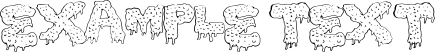 Image preview of font GunkyIck