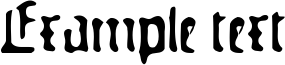 Image preview of font GutenbergsGhostypes